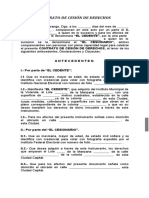 Formato Cesion de Derechos