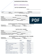 Historial Clinico Pediatrico - Jesus Humberto Loreznana Leal