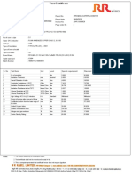 MR-001 Test Certificate