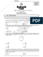 Spotlight - Batch-II (2023-24) - Day-8 - DPP - Physics - (Only Que.)