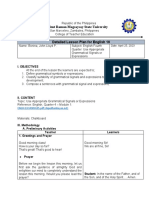 Use Appropriate Grammatical Signals or Expressions To Each Pattern of Idea Development