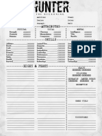 Hunter The Reckoning 5E CharSheet