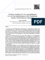 Geology, Porphyry Cu-Au, and Epithermal Cu-Au-Ag Mineralization of The Tombulilato District, North Sulawesi, Indonesia