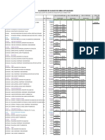 Calendario de Avance de Obra Actualizado