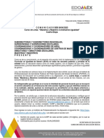 Comunicado Interno SEB Convocatoria Curso IG - 4ra. Etapa 9jun2023