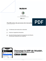 Wuolah Free Planificacion de Procesos de Mecanizado ENTERO