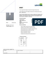 18 Tapa SS 2x4 Switch