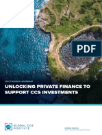 Unlocking Private Finance To Support CCS Investments