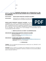 Demanda Contra El Nombramiento Del Contralor Encargado