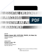 Essential Emergency Procedural Sedation and Pain Management: Rahim Valani, MD, CCFP-EM, FRCPC, M. Med. Ed