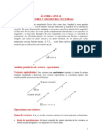 Vectores y Geometria Vectorial