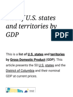 List of U.S. States and Territories by GDP - Wikipedia