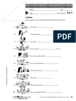 Spanish 1 Practice Workbook 1A