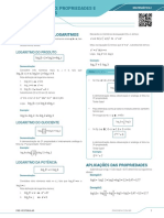 32 Logaritmo Propriedades e Exercícios