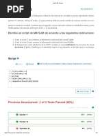 MATLAB Grader Problema 3