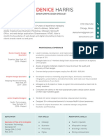 Cute Picture Resume Template Green