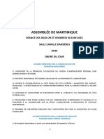 Ordre Du Jour Assemblée 29 Et 30 Juin 2023