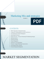 Module 2-Marketing Mix and Strategies