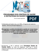 Programas Dos Centros de Saúde e Esf