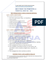 Final - Instruction To Writing 4