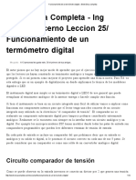 25 Funcionamiento de Un Termómetro Digital Electrónica Completa