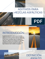 Presentación Aditivos para Mezclas Asfalticas