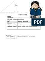 Guía #9 Matemática 1° Básico