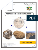 Cours de Petrologie Sedimentologie