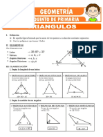 Ejercicios de Triangulos para Quinto de Primaria