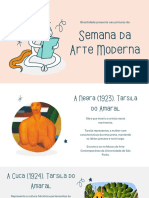 Trabalho Sobre A Semana de Arte Moderna Obras Plásticas