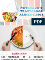 Nutricion y Trastornos Alimenticios