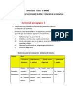 12 Puntos 1E y A Unidad 2 (P y A)