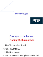 Percentages