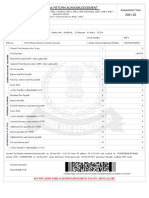 Itr Receipt A.Y 2021-22