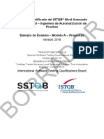 Istqb Ctal Tae 2016 Es Ejemplo de Examen Preguntas Modelo A SSTQB