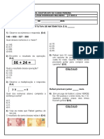 Prova Sub de Matemática 16-11