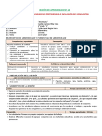 12 - Relación de Pertenencia e Inclusión de Conjuntos