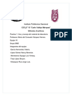 Reporte de La Practica 1 de Metrodos Analiticos