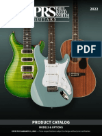 Prs Guitars Product Catalog March 2022