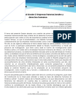 Presentación Al Dossier 2 Empresas Transnacionales y Derechos Humanos