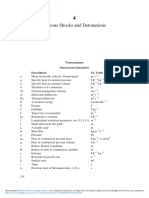 Gaseous Shocks and Detonations: Nomenclature