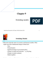 Switching Models: Introductory Econometrics For Finance © Chris Brooks 2002 1