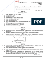 JNTUA - B Tech - 2018 - 3 2 - Dec - R15 - EEE - 15A02603 POWER SYSTEM ANALYSIS