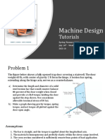 Machine Design Tutorials - Week 10