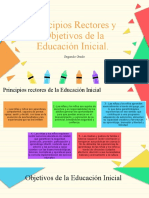 Principios Rectores y Objetivos de La Educación Inicial