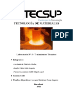 TECNOLOGÍA DE MATERIALES Lab Tratamientos Termicos