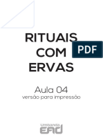 Rituais COM Ervas: Aula 04