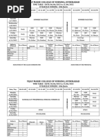 Time Table-I - IV Year B.SC 2023