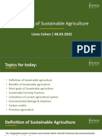 Overview of Sustainable Agriculture