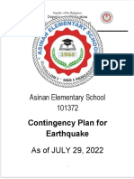 School Contigency Plan For Earthquake Asinan Elementary School 101372